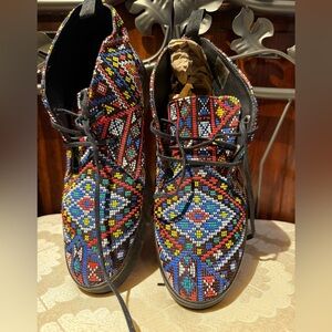 Dr. Martens Multicolor Beaded Chukka Boots